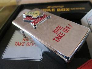 ZIPPO 『NICE TAKE OFF！ロケット発射』1996年9月製造 JOKE BOX SERIES トリック オイルライター ジッポ 廃版激レア 未使用品