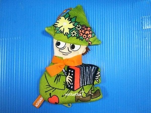 ☆MOOMIN☆Snufkin☆ムーミン☆スナフキン☆シェイプポーチ☆ボールチェーン付き☆バッグ