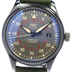 IWC IWC SCHAFFHAUSEN IW324702 パイロットウォッチ マークXVIII トップガン ミラマー デイト 自動巻き メンズ _832226