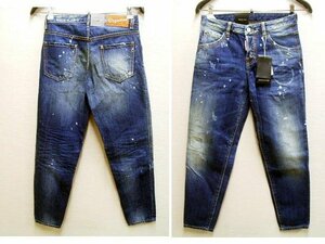 ◇即決[36]未使用品 DSQUARED2 15SS HOCKNEY JEAN スリム アンクルカット スリム デニム ホックニー ジーンズ S75LA0590 パンツ■1681