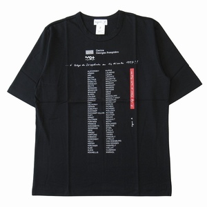 未使用品 アニエスベー vintage agnes b. 1997年 東京現代美術館 ポンピドゥーセンター展 アートコラボ Tシャツ カットソー 半袖 サイズ2
