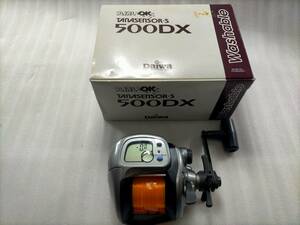 單麥【使用回数1回】ダイワ タナセンサーS 500DX 丸洗いOK 船用リール DAIWA TANASENSOR ライン6号300m 614772 X 300 400 250 600 1003F