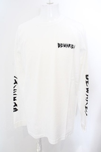 【セール】Moonage Devilment（清春） / GRAPHIC L/S T-SHIRT TYPE A カットソー 46 ホワイト O-24-04-24-002-MO-to-YM-ZT448