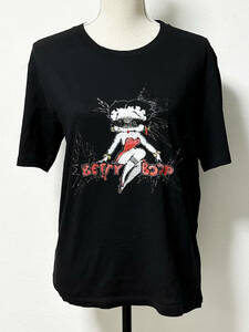 SANT LAURENT ベティ　Tシャツ　XS　BettyBoop　ブラック　アンソニー・バカレロ　saint laurent by anthony vaccarello　サンローラン