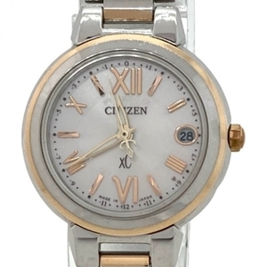 CITIZEN(シチズン) 腕時計 XC(クロスシー) H060-T025056 レディース ベージュ