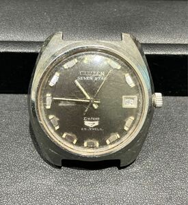 N4067 ジャンク Citizen seven star GN-3-S 自動巻き 稼働品(精度不明)