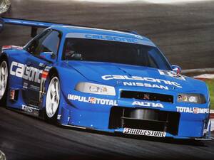 ニスモポスター 2002年JGTC ＃12 日産 R34 カルソニックスカイライン GT-R　田中哲也／B・トレルイエ 未使用