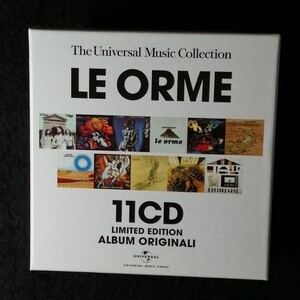 D10 中古CD レオルメ 輸入盤 11枚組ボックス LE ORME universal music collection limitex rdition album originali イタリアンプログレ　