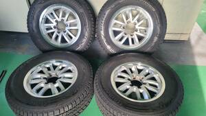  BRIDGESTONE BLIZZAK DM-V3 265/65R17　21年製　社外17インチ 7.5J 6H +30 PCD139.7 スタッドレス ★サーフ プラド