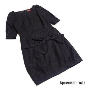 送料無料◆aquweiser riche/アプワイザーリッシェ ◆ 美品♪1（S相当）ワンピース