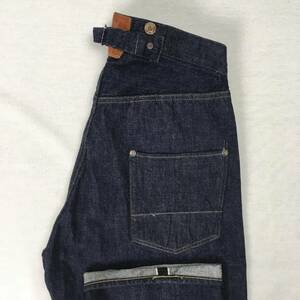 FULLCOUNT フルカウント 1373 Son Of The Soil Denim 13.7oz デニム W28 L32 セルビッチ 革パッチ シンチバック サスペンダーボタン