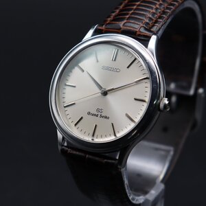 SEIKO Grand Seiko グランドセイコー 95GS クォーツ 9581-7000 シャンパン文字盤 諏訪工場 新品革ベルト ヴィンテージ メンズ腕時計