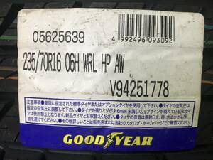 235/70R16 106H グッドイヤーWRANGER HP AW 夏タイヤ新品処分 2018年製 4本セット(1FW2002)