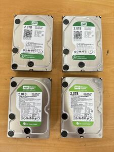 1円から　WD Western Digital 2.0TB 4点まとめ売りセット　現状渡し