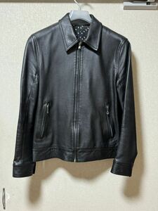 wacko maria LEATHER SINGLE RIDERS 伊勢丹限定 ワコマリア レザーシングルライダース レザージャケット S