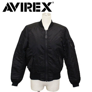 AVIREX (アヴィレックス) 6202050 L-MA-1 COMMERCIAL エムエーワン コマーシャル レディース フライトジャケット 09BLACK M