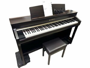 ■【店頭引取限定】KAWAI CA78R 電子ピアノ プレミアムローズウッド調 シーソー式 Concert Artistシリーズ88鍵盤 2017年製 カワイ 純正イス