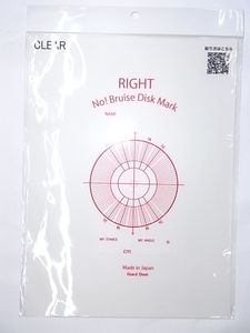 送料込み!!超大人気!!正規新品未使用品 25 RICE28 No! Bruise Disk Mark Sheet CLEAR / デッキ保護シート / #2