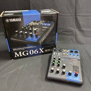 24国/A065572-1/NS4000/B021-132/　YAMAHA　ヤマハ　MIXING CONSOLE　/　CONSOLE DE MIXAGE　ミキシングコンソール　MG 06　箱付き