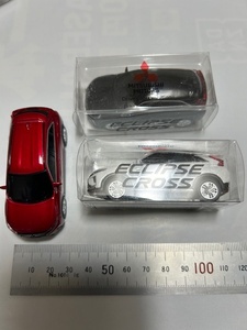 三菱モーターズ　ＥＣＬＩＰＳＥ　ＣＲＯＳＳ　ディーラー特注品　赤黒白3台　未使用品