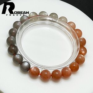 逸品 EU製 定価6万円★ROBEAN・金色のグレーサンストーン★パワーストーン ブレスレット 天然石 高級 お守り ギフト 9.0-9.5mm 1001G306