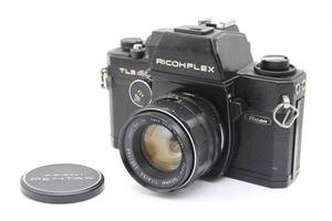 【訳あり品】 リコー Ricoh Ricohflex TLS 401 ブラック Super-Takumar 55mm F1.8 M42マウント ボディレンズセット v3379