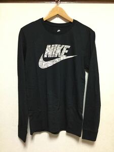 新品未使用品 ナイキ パイソン フーチュラ L/S Tシャツ BLACK NIKE AS M NK PYTHON FUTURA LS TEE 18HO-S メンズ Tシャツ 長袖 黒蛇