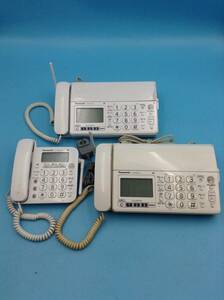 TN69○電話機 FAX まとめ 3台 ファックス ファクシミリ Panasonic/KX-PZ200DL/VE-GD23DL/KX-PZ210 部品取り【ジャンク】同梱不可