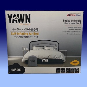 未使用品【プライムダイレクト】Air Yawn　エアーヨーン　電動エアーベッド　ダブルサイズ　AY52【郡山安積店】