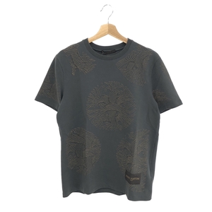 ◆LOUIS VUITTON ルイヴィトン 半袖カットソー Tシャツ サイズ:M◆ チャコールグレー メンズ ネメス トップス