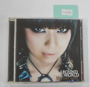 万1 14782 【CD+DVD】鈴木亜美 / AROUND THE WORLD：AVCD-17752/B 帯付き アルバム ※ケース全体的に小キズあり