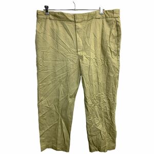 Dickies ワークパンツ W44 ディッキーズ ビッグサイズ ベージュ 古着卸 アメリカ仕入 2404-641