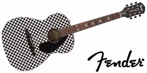 FENDER フェンダー TAH Walnut Fingerboard Checkerboard アコースティックギター エレアコ + ハードケース アコースティック 専用PLAYTECH