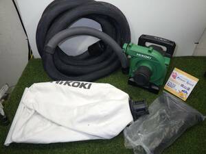 きれいめの品★HiKOKI 36V 小形集じん機 R3640DA 本体 ホース アタッチメント付き 中古品 241117