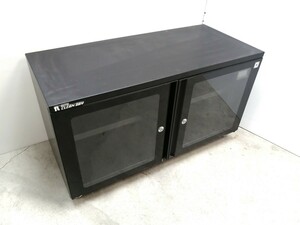 東洋リビング　オートドライ　全自動電子防湿保管庫　スーパードライ　型名 EW-115CDB　防湿庫　鍵・説明書有り　通電確認済み