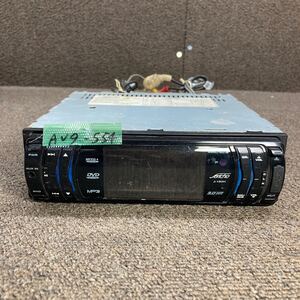 AV9-554 激安 カーステレオ jericho J-190H FM/AM CD DVD AUX USB プレーヤー 通電未確認 ジャンク