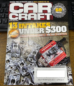 洋書 car craft 2013　6月号 カークラフト アメ車 ホットロッド ラットロッド ローライダー レッドスレッド