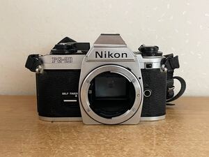 【ジャンク】Nikon ニコン FG-20 フィルムカメラ シルバーボディのみ　動作未確認　現状渡し　