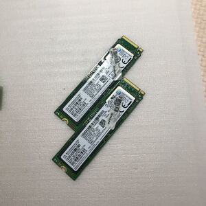 SAMSUNG MZVLB256HAHQ-000L7 256GB NVMe M.2 2枚セット