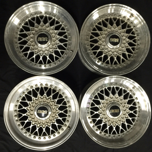 BBS ホイール 7 1/2JX16H2ET14 5穴 PCD114.3 RS180 カーパーツ 4点 まとめ セット