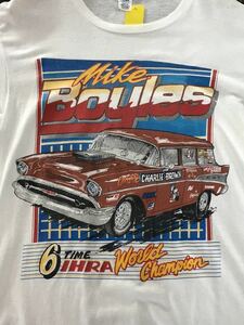 Mike Boyles Tシャツ　ドラッグレース　チャンピオン　ホットロッド　ガッサー　レース　レーシング　ビンテージ　古着　アメカジ