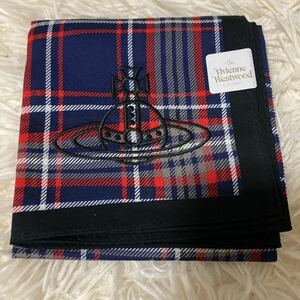 Vivienne Westwood ヴィヴィアンウエストウッド　オーブ×タータンチェック　定番柄　ハンカチ　約50×49.5cm 過去