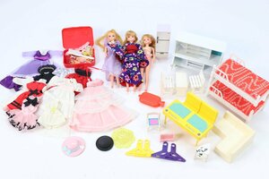 TAKARA リカちゃん人形 3点 着せ替え 小物 洋服 靴 家具 まとめ 人形 おもちゃ ホビー ドール 現状品 6270-KK
