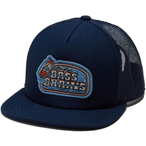 Brixton Bass Brains Boat HP Trucker Hat Cap Washed Navy キャップ