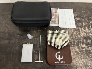 未使用保管品！sumiyaka/スミヤカ カリンバ 34キー 指ピアノ 楽器 ハンドオルゴール サムピアノ パーカッション