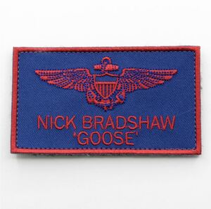 即決! 映画 トップガン ☆ GOOSE シール・アイロン両用ワッペン 未開封新品 / TOP GUN MAVERICK