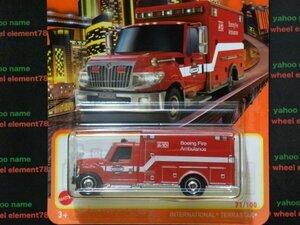 即決☆☆MB INTERNATIONAL TERRASTAR Boeing Fire ambulance マッチボックス MATCHBOX☆