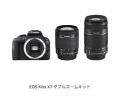 Canon デジタル一眼レフカメラ EOS Kiss X7 ダブルズームキット