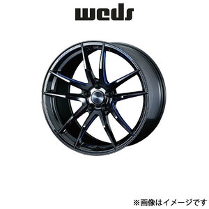 ウェッズ ウェッズスポーツ RN-55M アルミホイール 1本 インプレッサWRX STI GDB 18インチ ブラックブルーマシニング 0072959 WEDS