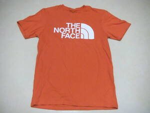 THE NORTH FACE ノースフェイス Tシャツ 半袖 マウンテン オレンジ 海外Sサイズ ★ カーキ 緑 イエロー 橙